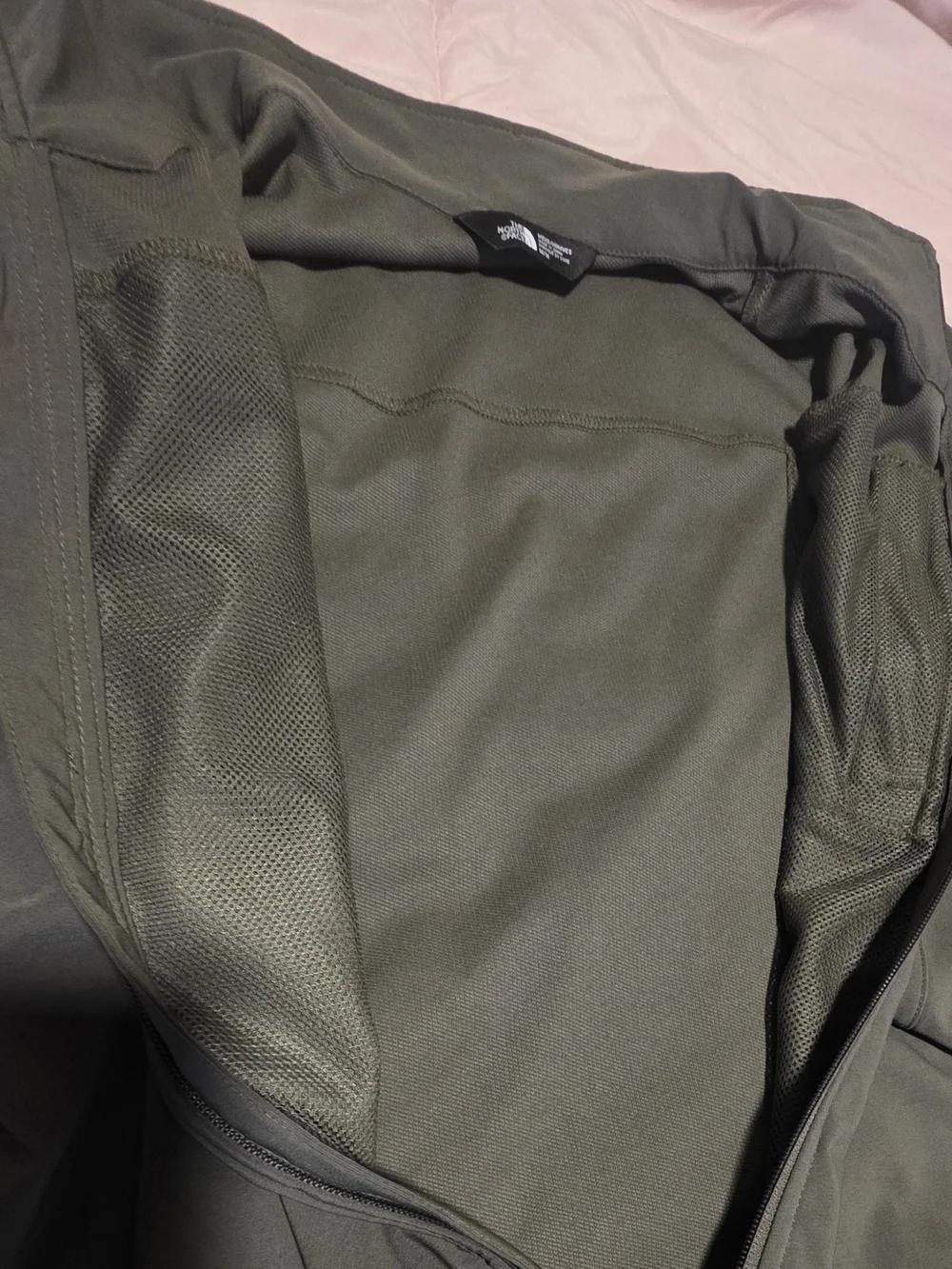 The North Face Men's Olive Green Softshell Jacket